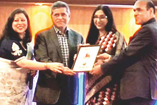 Ms. Rupa Naik Honoured with ‘Leadership Excellence Award’